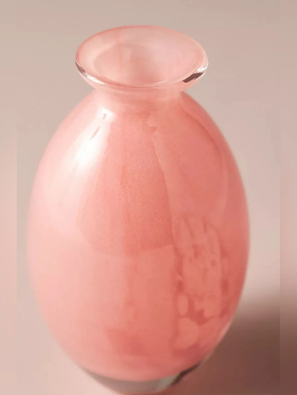 Anthropologie Pink Ceramic Bud Vase